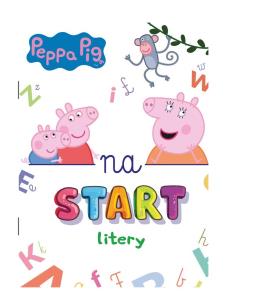 Okładka książki Peppa Pig. Na start Litery