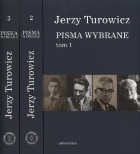 Okładka książki Pisma wybrane T.1-3 - Jerzy Turowicz