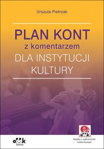 Okładka książki Plan kont z komentarzem dla instytucji kultury