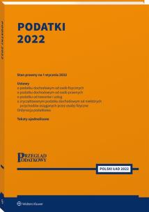 Okładka książki Podatki 2022