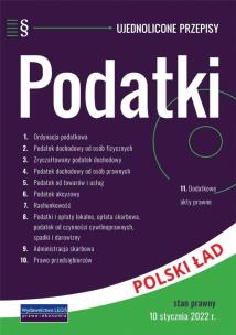 Okładka książki Podatki - ujednolicone przepisy