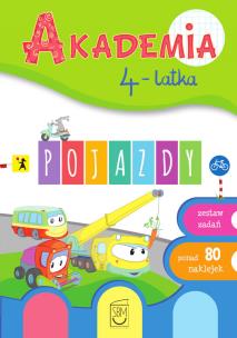 Okładka książki Pojazdy. Akademia 4-latka