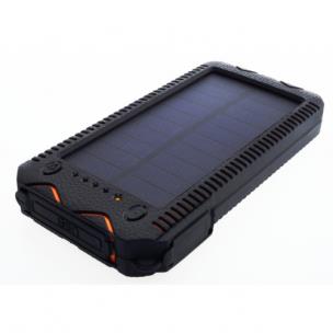 Okładka książki POWERNEED POWER BANK Z PANELEM SOLARNYM 12000MAH LI-POLY, PV 1W, 2X USB 2A, LATARKA LED, ZAPALNICZKA, POMARAŃCZOWY, S12000Y