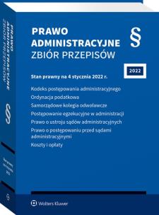 Prawo administracyjne Zbiór przepisów w.39/2022. Autor: Opracowanie zbiorowe. Multiszop.pl Okładka książki Prawo administracyjne Zbiór przepisów w.39/2022