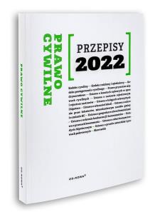Okładka książki Przepisy 2022. Prawo cywilne