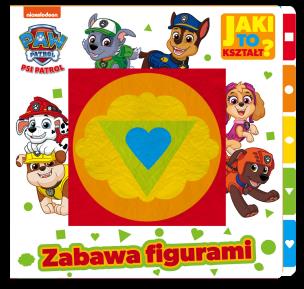 Okładka książki Psi Patrol. Jaki to kształt? Zabawa figurami