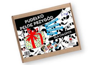 Okładka książki Pudełko pełne przygód dla chłopca 3-7 lat. Zestaw