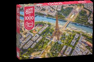 Opakowanie Puzzle 1000 View over Paris Eiffel Tower