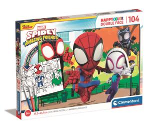 Opakowanie Puzzle 104 HappyColor Spidey and His Friend