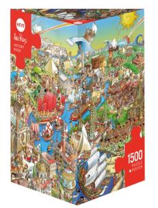 Opakowanie Puzzle 1500 Historia rzeki (Puzzle+plakat)