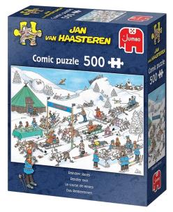 Opakowanie Puzzle 500 Jan Van Haasteren Wyścigi reniferów G3