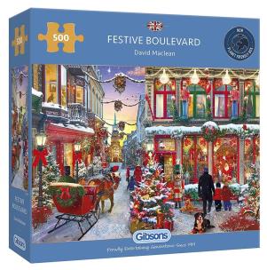 Opakowanie Puzzle 500 Świąteczna ulica G3