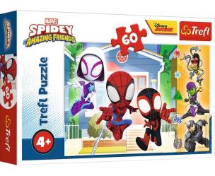 Opakowanie Puzzle 60 W świecie Spidey'a TREFL