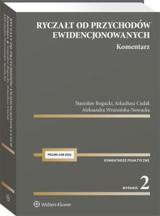 Ryczałt od przychodów ewidencjonowanych. Komentarz. Autor: Bogucki Stanisław, Cudak Arkadiusz, Aleksandra Wróblewska. Multiszop.pl Okładka książki Ryczałt od przychodów ewidencjonowanych. Komentarz