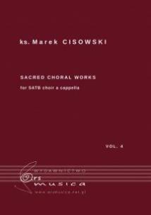 Okładka książki Sacred Choral Works Vol. 4 na czterogłosowy...