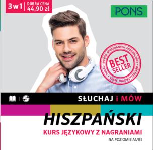 Okładka książki Słuchaj i mów hiszpański Pakiet 3 A1/B1
