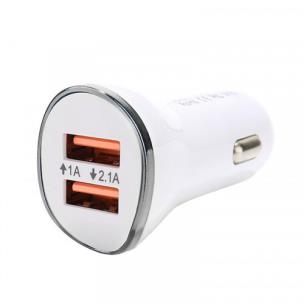 Okładka książki SOMOSTEL ŁADOWARKA SAMOCHODOWA 2.1A BIAŁA 2XUSB