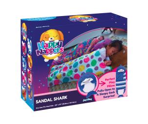 Opakowanie Śpiworek Happy Nappers Sandal niebieski rekinek