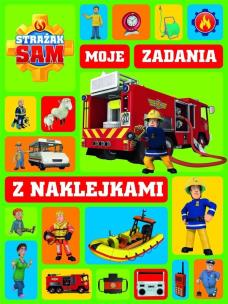 Okładka książki Strażak Sam. Moje zadania z naklejkami w.2022