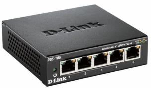 Okładka książki Switch D-Link DGS-105/E (5x 10/100/1000Mbps)