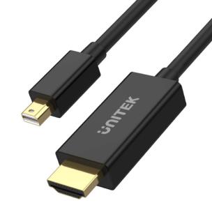 Opakowanie UNITEK ADAPTER MINIDP - HDMI, 4K@30HZ, KABEL 2M