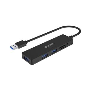 Okładka książki UNITEK HUB USB 3X3.1 GEN 1, SD MICROSD, H1108A