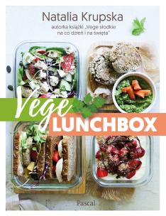 Vege lunchbox. Autor: Natalia Krupska. Multiszop.pl Okładka książki Vege lunchbox