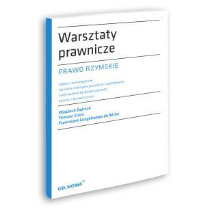 Okładka książki Warsztaty prawnicze. Prawo rzymskie