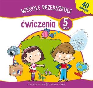 Okładka książki Wesołe przedszkole. Ćwiczenia 5-latka