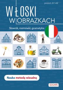 Okładka książki Włoski w obrazkach. Słówka, rozmówki, gramatyka