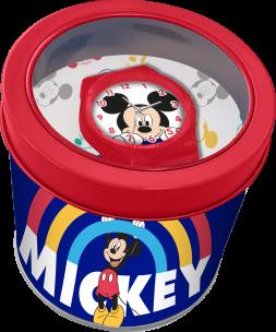 Opakowanie Zegarek analogowy Mickey w metalowym opakowaniu WD21199