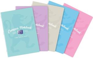 Opakowanie Zeszyt A4/60K kratka Campus Pastel (5szt) OXFORD