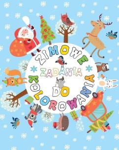 Okładka książki Zimowe zadania do kolorowania
