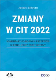 Okładka książki Zmiany w CIT 2022