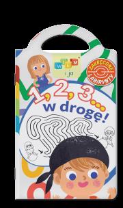 Okładka książki 1,2,3… w drogę. Zakręcone labirynty. Wiem i ja