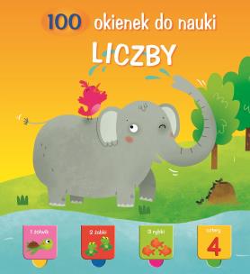 Okładka książki 100 okienek. Liczby