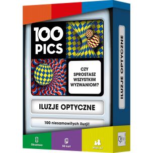 100 Pics: Iluzje optyczne. Wydawca: Rebel. Multiszop.pl Opakowanie 100 Pics: Iluzje optyczne