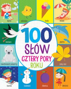 Okładka książki 100 słów Cztery pory roku