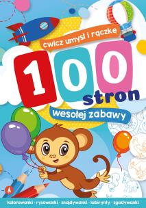 Okładka książki 100 stron wesołej zabawy