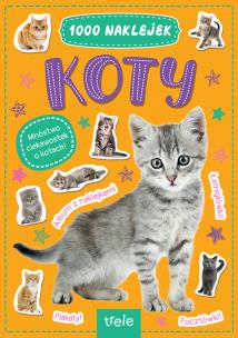 Okładka książki 1000 Naklejek. Koty