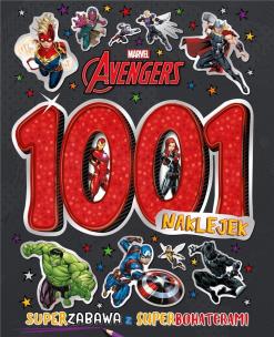 Okładka książki 1001 naklejek. Marvel Avengers