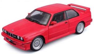 1988 BMW 3 Series M3 red 1:24 BBURAGO. Wydawca: BBurago. Multiszop.pl Opakowanie 1988 BMW 3 Series M3 red 1:24 BBURAGO
