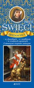 2023. Święci orędownicy w chorobach, w modlitw. Autor: Hubert Wołącewicz. Multiszop.pl Okładka książki 2023. Święci orędownicy w chorobach, w modlitw