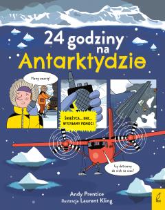 Okładka książki 24 godziny na Antarktydzie