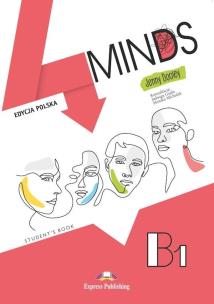 4 Minds B1 SB + DigiBook (kod). Autor: Jenny Dooley. Multiszop.pl Okładka książki 4 Minds B1 SB + DigiBook (kod)