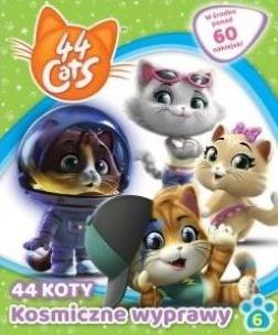 Okładka książki 44 koty 6 Kosmiczne wyprawy - uszkodzone