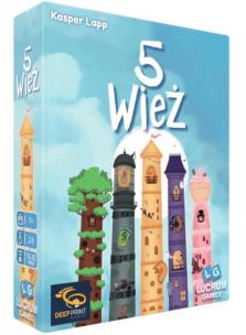 5 Wież LUCRUM. Wydawca: Lucrum Games. Multiszop.pl Opakowanie 5 Wież LUCRUM