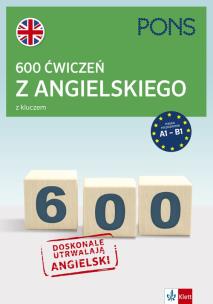 600 ćwiczeń z angielskiego z kluczem A1-B2 w.3. Autor:   Praca zbiorowa. Multiszop.pl Okładka książki 600 ćwiczeń z angielskiego z kluczem A1-B2 w.3
