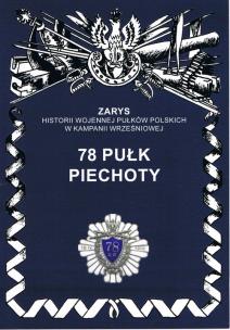Okładka książki 78 pułk piechoty