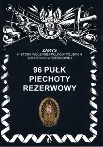 Okładka książki 96 pułk piechoty rezerwowy